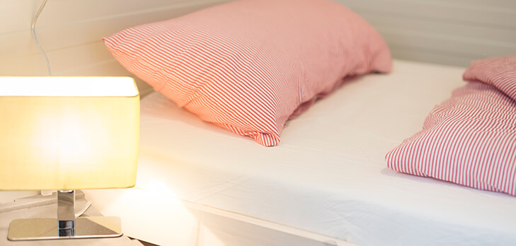 Residential Container - Bed with Bedside Lamp Residential Container - Bed with Bedside Lamp